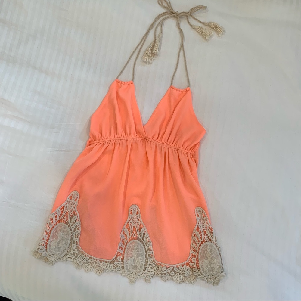 Summer crotchet halter top 🌼